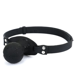 Ballon électrique en silicone sans fil télécommandé BDSM Mouth Gag Oral <span class=keywords><strong>Yoga</strong></span> Ball - Product Image 1