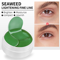 Patchs Hydrogel Contour des Yeux à l'Acide Hyaluronique pour une Hydratation Profonde, Marque Blanche, 84g/60 Pièces, Prix Usine