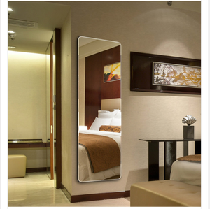 Özelleştirilmiş boyutu için sıcak satış ucuz çerçevesiz ekleme gümüş ayna boy aynası fabrika eğimli cam dekoratif eğimli - Product Image 3