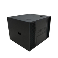 DEKEN FLEX T18S Enceinte Professionnelle Système Audio Bass Reflex Haut-Parleur Subwoofer Passif Simple 18 Pouces pour Club