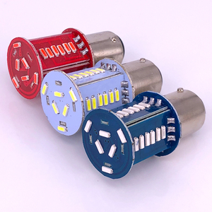 Xe máy xe LED phanh đèn flash bóng đèn 1157 chạy nước Flash + phanh trực tiếp flash 12V - Product Image 6