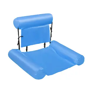 Amaca ad acqua pieghevole piscina gonfiabile galleggiante Lounge sedia ad acqua letto galleggiante portatile per adulti