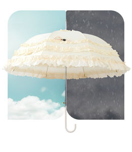 DD2679 कस्टम विंटेज प्रिंसेस पगोडा पैरासोल लॉन्ग हैंडल वेडिंग सेलिब्रेशन विवाह छाते लेस लोलिता दुल्हन छाता - Product Image 5