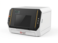 Mini découpeuse laser à fibre 4040 1500W, machine CNC haute vitesse pour métal, acier inoxydable, MDF, acrylique, contreplaqué - Refroidie par air, de type banc de travail