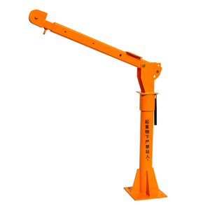 1T Mini grue manuelle montée sur levage grue à flèche pliante grues portables pour camionnette - Product Image 2