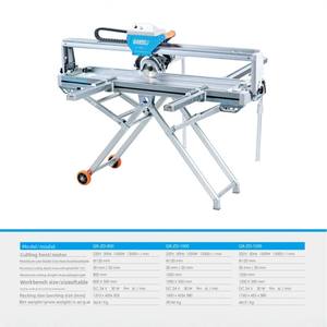 Machine de découpe de carreaux industrielle de bureau entièrement automatique QX-ZD-1200, jet d'<span class=keywords><strong>eau</strong></span> électrique, chanfreinage <span class=keywords><strong>à</strong></span> 45 degrés - <span class=keywords><strong>pour</strong></span> projets de bricolage - Product Image 2