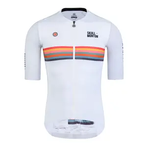 Wholesale Polyester Sublimation Print Dry Fit Mens Cycling Wear Cycling Jersey Cycling Clothing For Men