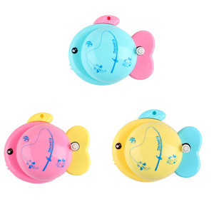 Portable <b>Plastic</b> Clockwork Fishing Toy Board Game with Fish <b>Rod</b> for Kids-Interactive Relaxing Game - Product Image 5