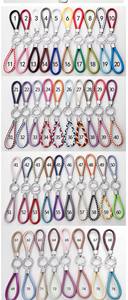 Creative hand woven PU leather rope keychain accessories - Product Image 6