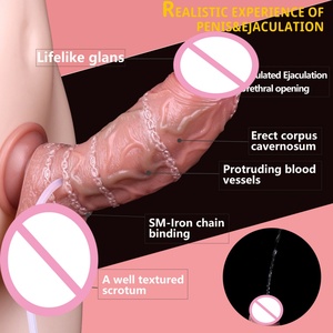 Dildo de Silicona con Forma de Pene Realista, Pene Artificial, Pene Realista para Masturbación Femenina, Dildo Flexible - Product Image 5