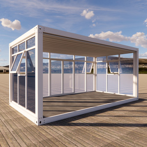 Modern Detachable Container House Rectangle Living Container With Glass <b>Curtain</b> Wall Standard <b>Thickness</b> - Product Image 4