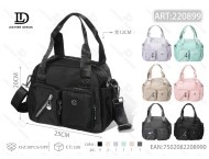 Bolso de Mano Tipo Satchel para Mujer, Material PU, Cierre de Cremallera, Correa para el Hombro, Uso Diario Informal, Capacidad de 3L, Dos Asas - Product Image 1