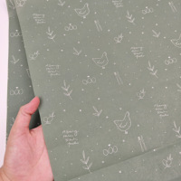 Papier de soie personnalisable en matériaux recyclés 30 g/m² avec logo, papier d'emballage de luxe pour chaussures et vêtements, papier kraft