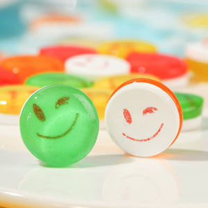 Venta al por mayor <span class=keywords><strong>Caramelos</strong></span> Sonrientes 2 en 1 Dulce Menta Fruta Sabor Prensa Caramelo Duro Colorido Cara Sonriente Caramelo - Product Image 6