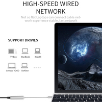 Mini adaptador portátil USB 2,0 a Ethernet LAN Cable de tarjeta de red de 100 Mbps para conexión a Internet, PC portátil y computadora de escritorio