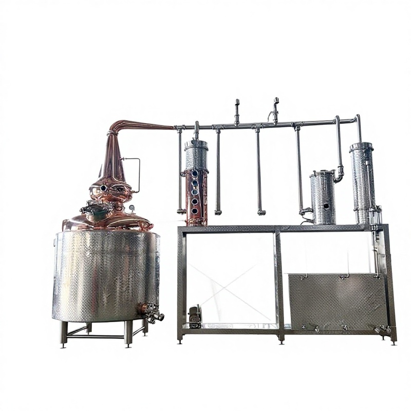ZJ Copper Pot Still Distiller Equipment