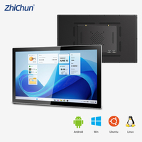 Tableta Inteligente Android de 21.5 Pulgadas con Pantalla Táctil de Marco Abierto, Computadora Todo en Uno Capacitiva con Windows 10, Monitor Táctil