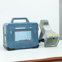 Nouvelle machine de marquage laser à fibre 20W à refroidissement par air, haute sécurité, prise en charge 3D DXF/BMP pour plaques métalliques et pneus en caoutchouc