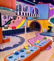 Aire de jeux intérieure pour enfants, jeu électronique, Projection Interactive, jardin d'enfants, toboggan, Trampoline, terrain de jeu, maison de jeux intérieure