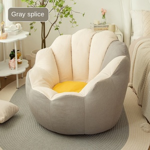 Lazy Sofa Sleepable Bedroom Small Single Recliner Tatami <strong>Bean</strong> <strong>Bag</strong> Sofa Chair Human Dog Kennel Cotton Upholstery EPS Foam Fill - Product Image 4