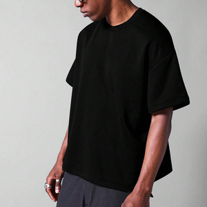 Streetwear gráfico Unisex camisetas de gran tamaño impreso Tee Drop Shoulder Sport Running Gym Boxy Fit logotipo personalizado moda al por mayor - Product Image 6