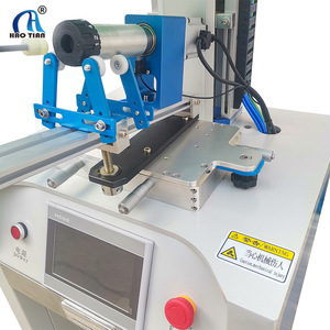 Máquina de Serigrafía Automática de Superficie Redonda Haotian S-2A-WE Monocromática de 1 Estación - Product Image 2