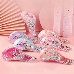 Cepillo Desenredante Diario con Cerdas Suaves y Logotipo Personalizado, Desenreda Suavemente los Nudos para Adultos y Niños, Peine Ovalado para el Cabello - Product Image 6