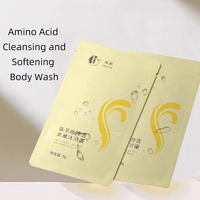 Gel douche jetable blanchissant à bulles pour hôtel Pochettes pour shampoing portable de voyage petit sac Ensemble d'articles de toilette écologique