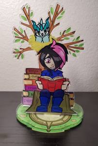 Expositor Acrílico OEM/ODM del Personaje Akina de Book of Lore - Product Image 2