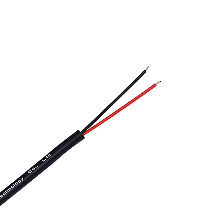 Kabel Listrik Jaket Karet Silikon Kawat Fleksibel Fep 0.34mm2 Core 22AWG