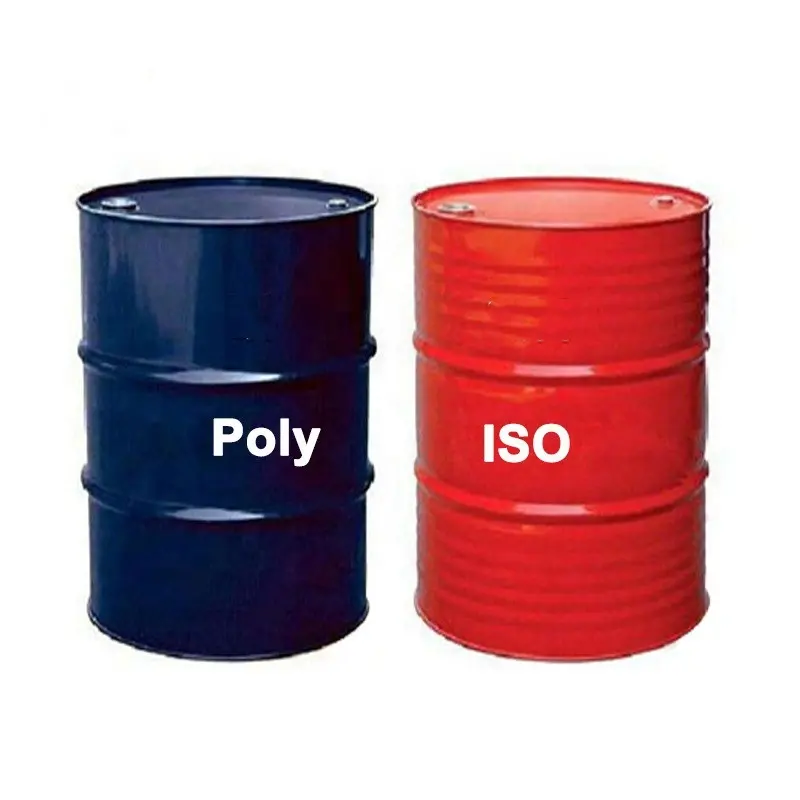 two component closed cell rigid foam Blend polyols isocyanate polymeric MDI poliuretane foam polyurethane insulation spray