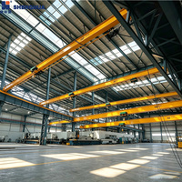 Pont roulant électrique monopoutre européen robuste Shenghua 10 tonnes à faible hauteur de levage pour usine et atelier, télécommandé