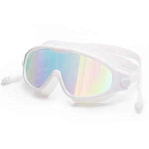 Gafas de Natación Antivaho con Lentes de PC, Silicona Ajustable, Universales para Adultos, con Tapones para los Oídos - Product Image 4