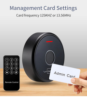 Control de Acceso por Huella Digital con Cerradura Inteligente Tuya App RFID 125KHz Wiegand WIFI para Exteriores Resistente al Agua de Metal y Seguridad