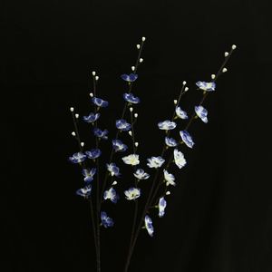 Fleur de prunier artificielle Junheyuan, branche unique en soie, pour la décoration intérieure et les arrangements floraux - Product Image 3