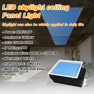 Đèn chiếu sáng nhân tạo trong nhà BBIER, độ CRI cao, đèn âm trần, ánh sáng giả trời xanh, đèn <span class=keywords><strong>LED</strong></span> giả mái kính, tấm đèn trần giả ánh sáng trời - Product Image 5