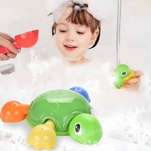 KUNYANG צעצועי אמבטיה צעצועים חינוכיים חידות Tturtle BathTtoy צבי לשחק אמבטיה תינוק לילדים