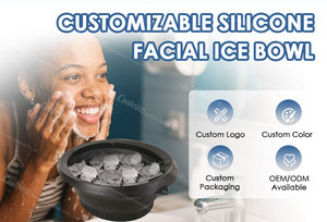 Bac à glace facial pliable en silicone pour les soins de la peau et la <span class=keywords><strong>cryothérapie</strong></span> - Product Image 4