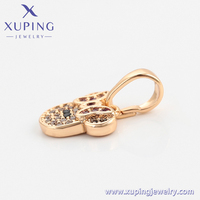 Xuping – bijoux de Collection en forme d'animal, breloque mignonne et élégante, pendentif plaqué or 18K