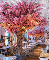 Fleurs de cerisier artificielles sur mesure, faites à la main, grand format, pour la décoration de mariage et de la maison