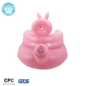Customized Pink Rabbit <b>Inflatable</b> <b>Sofa</b> Baby Dining Chair With Music Box <b>Inflatable</b> Baby-bath-<b>sofa</b> - Product Image 3