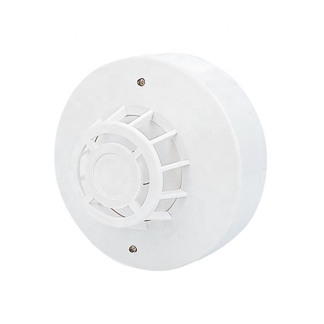 CE Certificate Wired Heat Detector Fire Alarm Sensor