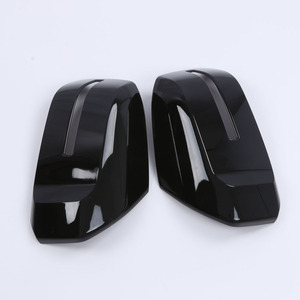 WZXDAUTO 2024 Nouveaux kits de couvre-poignées en ABS noir brillant, garnitures de rétroviseurs latéraux, couvre-phares pour Triton L200 - Product Image 6