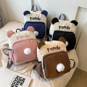 2024 3D Cartoon Kids' Panada Backpack Customised Schoolbag for Kindergarten and School Promotional Backpack for Children