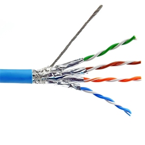 10Gbit mạng cat6A SFTP cài đặt cáp rắn dây đồng awg23 0.57 mét LSZH hỗ trợ PoE/PoE +/4PPoE CuộN Reel đóng hộp - Product Image 4