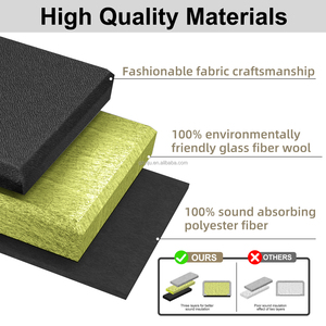 Panel de Pared Decorativo Moderno, Revestido de Tela, Protección Ambiental Interior, Absorción Acústica y Reducción de <span class=keywords><strong>Ruido</strong></span> - Product Image 2