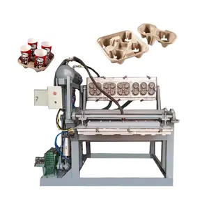 Small Semi Automatic 4 cup and 2 cup Holder Tray Making Machine for Paper cup