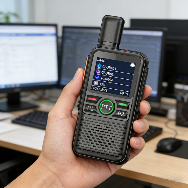 BinQi BQ-V5A 4G LTE Poc Two Way Radio Network Handheld Long Range Walkie Talkie SIM Card Real PTT Platform Unlimited Global Talk