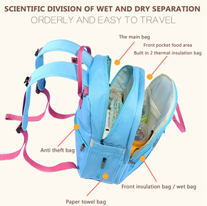 China <span class=keywords><strong>verde</strong></span> Vivisecret personalizado pañal maternidad mochila multifunción mamá bolsa con cochecito de bebé organizador - Product Image 6