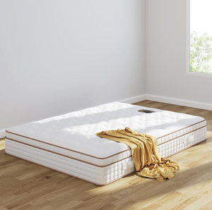Fabricante cama de hotel de lujo enrollable empaquetado personalizado en caja colchón de muelles individual colchón de látex rejilla de Gel con memoria - Product Image 1